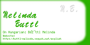 melinda buttl business card